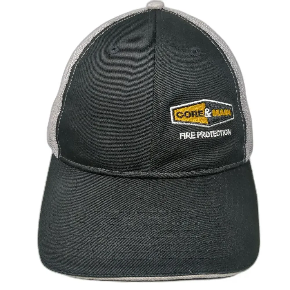 T & P Incentives Core & Main Fire Protection Baseball Cap Black One Size Hat